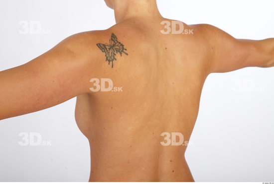 Back Woman Animation references Tattoo Nude Average Studio photo references