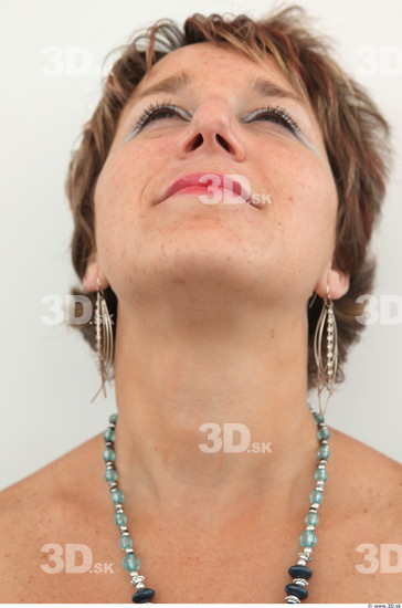 Neck Woman White Jewel Chubby