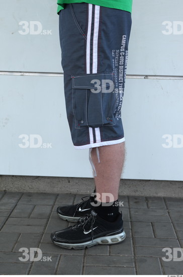 Leg Man Sports Shorts Average Street photo references