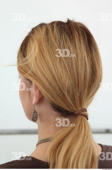 Hair Woman White Slim