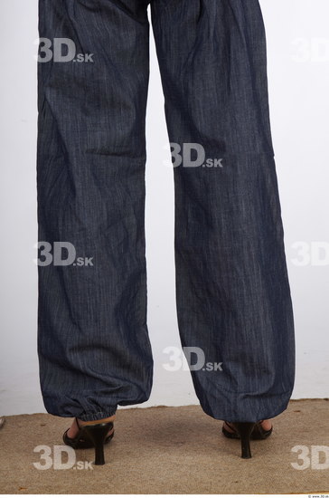 Calf Woman Casual Jeans Average Studio photo references