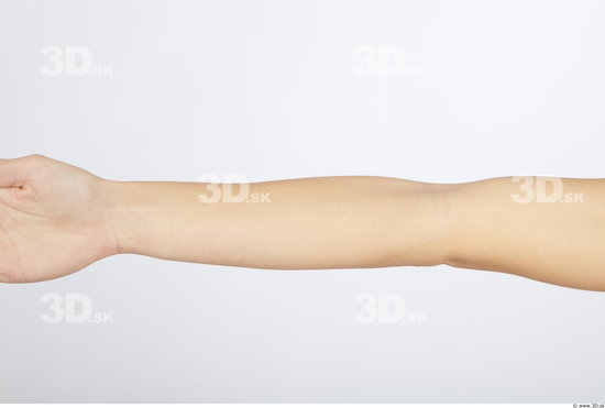 Forearm Woman Animation references Nude Slim Studio photo references