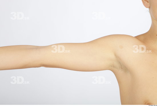 Arm Woman Animation references Nude Slim Studio photo references