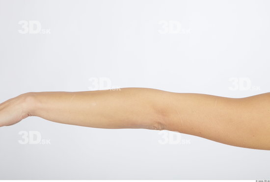 Forearm Woman Animation references Nude Slim Studio photo references