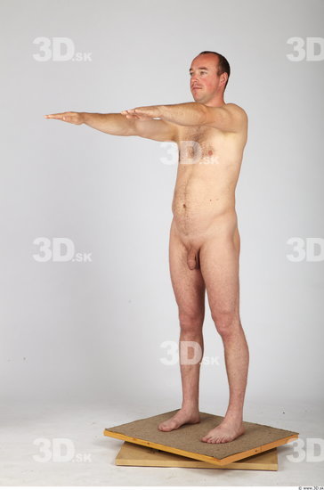 Whole Body Man Animation references Nude Average Studio photo references