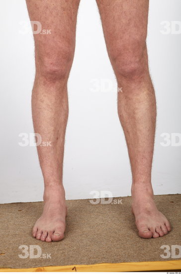 Calf Man Nude Average Studio photo references