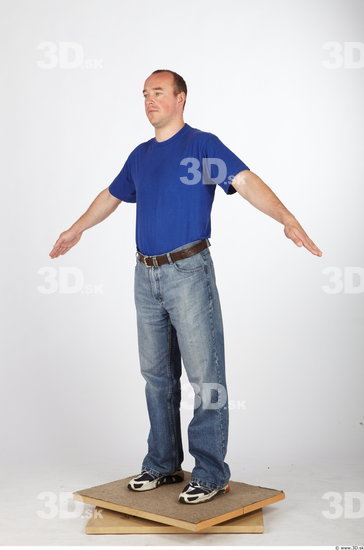 Whole Body Man Animation references Casual Average Studio photo references