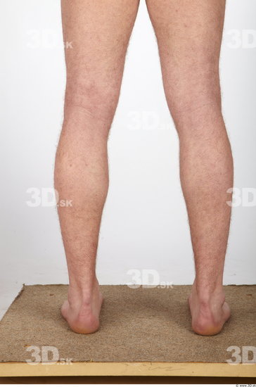 Calf Man Nude Average Studio photo references