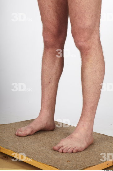 Calf Man Nude Average Studio photo references