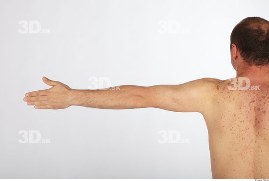 Arm Man Nude Average Studio photo references