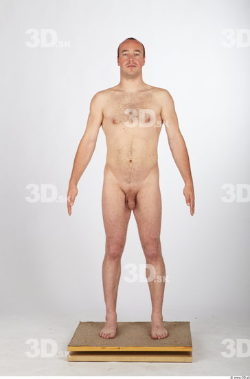 Whole Body Man Animation references Nude Average Studio photo references