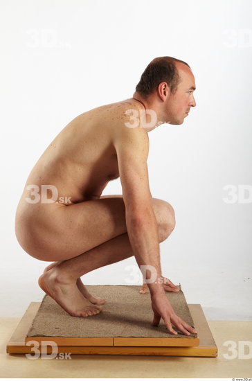 Whole Body Man Nude Average Studio photo references