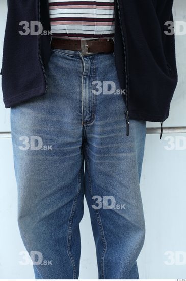 Thigh Man Casual Jeans Average Street photo references