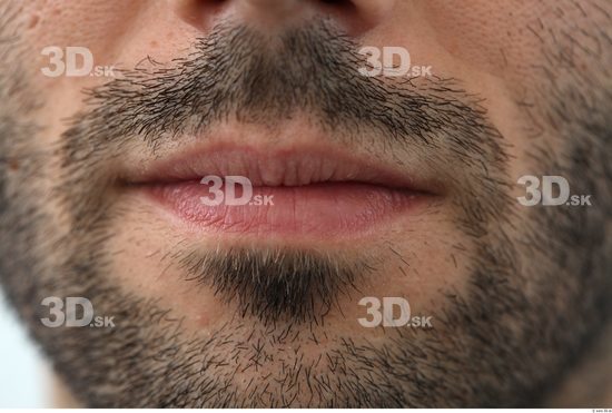 Mouth Man Casual Average Bearded Street photo references