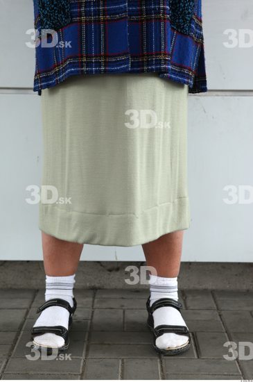 Leg Woman Casual Skirt Overweight Street photo references