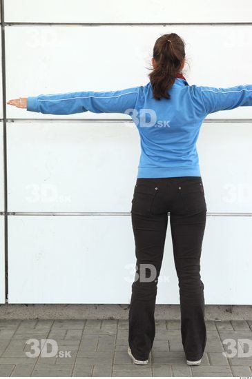 Whole Body Woman T poses White Casual Average