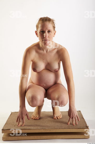 Woman White Pregnant Studio photo references