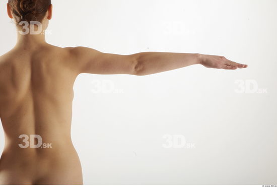 Arm Woman Animation references Nude Slim Studio photo references