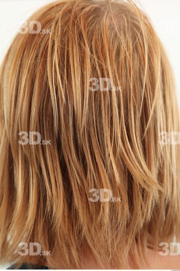 Hair Woman White Casual Average