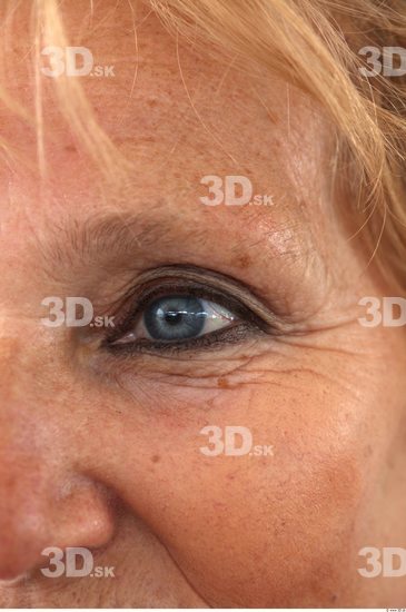 Eye Woman White Average Wrinkles