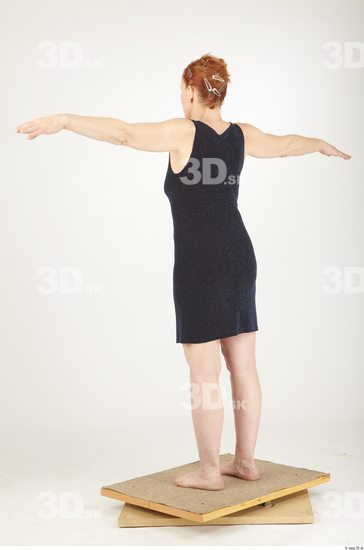 Whole Body Woman T poses Casual Dress Average Studio photo references