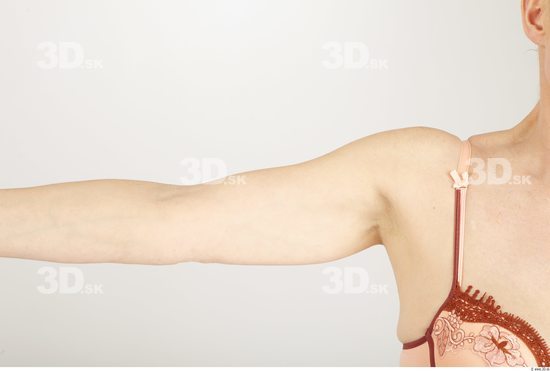 Arm Woman Underwear Bra Average Studio photo references