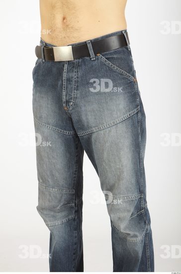 Thigh Man Casual Jeans Average Studio photo references