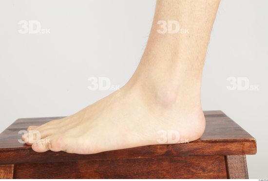 Foot Man Nude Average Studio photo references