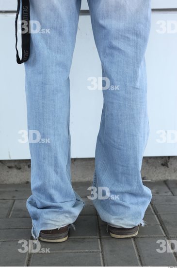 Calf Man Jeans Street photo references