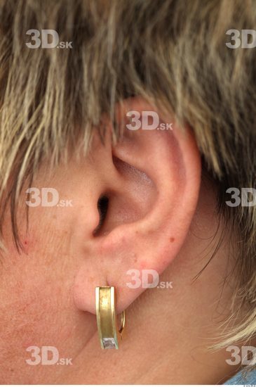 Ear Woman White Overweight