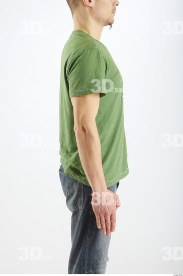 Arm Man Animation references White Casual T shirt Average