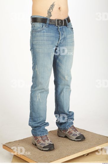 Leg Man Tattoo Casual Jeans Athletic Studio photo references