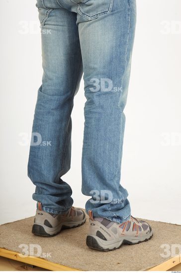 Calf Man Tattoo Casual Jeans Athletic Studio photo references