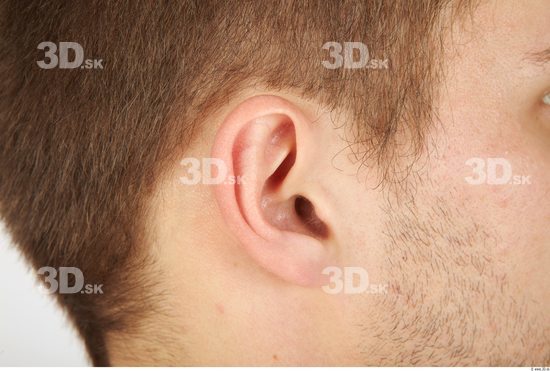Ear Man Tattoo Nude Casual Athletic Studio photo references