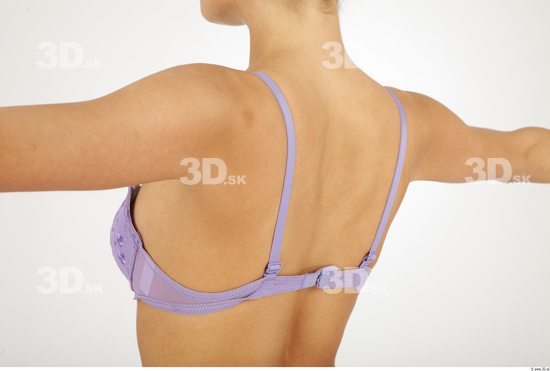 Back Woman Underwear Bra Slim Studio photo references