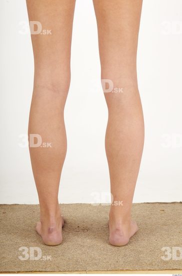 Calf Woman Nude Slim Studio photo references