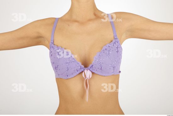 Chest Woman Underwear Bra Slim Studio photo references