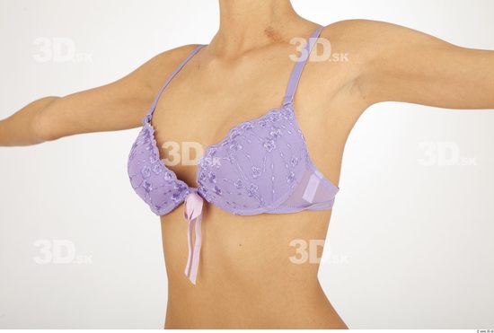 Chest Woman Underwear Bra Slim Studio photo references