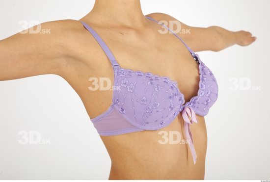 Chest Woman Underwear Bra Slim Studio photo references