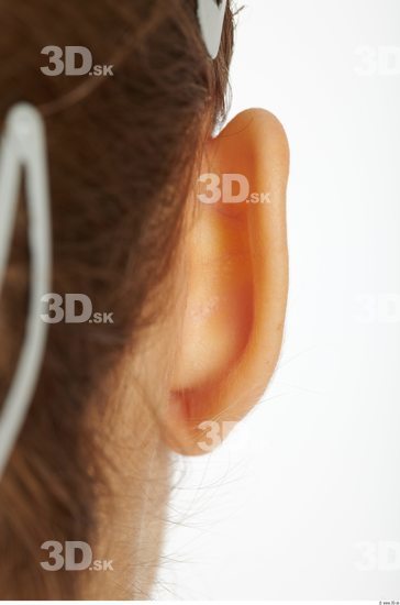 Ear Woman Slim Studio photo references