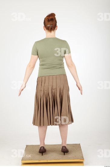 Whole Body Woman Animation references Casual Overweight Studio photo references