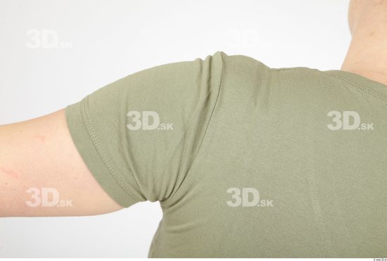 Arm Whole Body Woman Animation references Casual Shirt T shirt Overweight Studio photo references