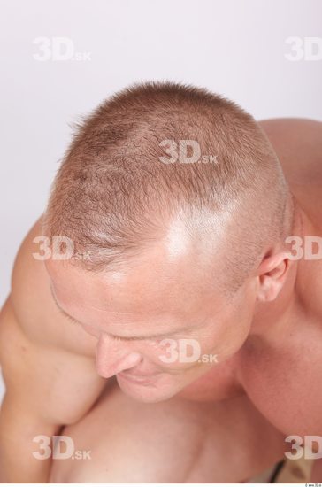 Whole Body Hair Man Animation references Sports Muscular Studio photo references