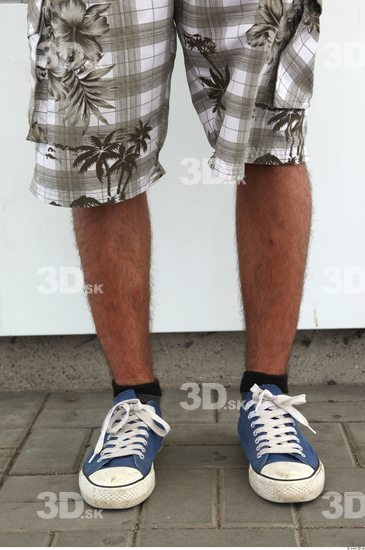 Calf Man Sports Shorts Slim Street photo references