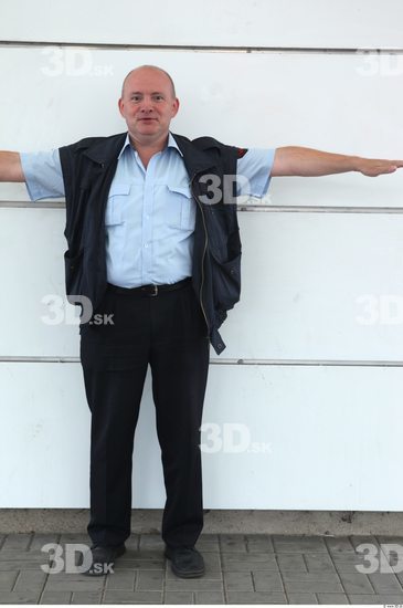 Whole Body Man T poses Casual Average Street photo references