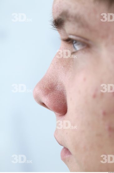 Nose Head Man Casual Chubby Overweight Street photo references