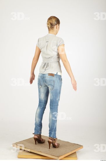 Whole Body Woman Animation references Casual Average Studio photo references