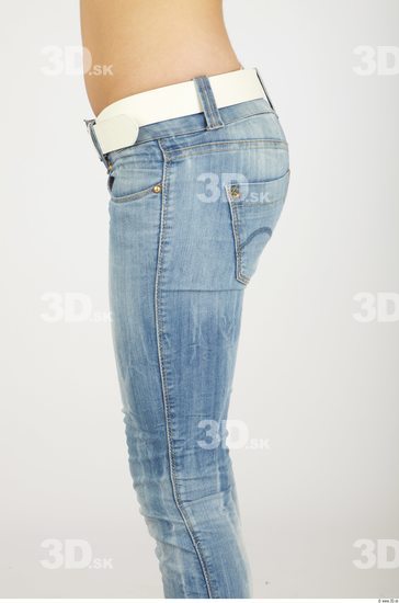 Thigh Woman Casual Jeans Average Studio photo references