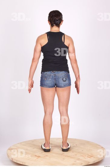 Whole Body Woman Animation references Casual Muscular Studio photo references