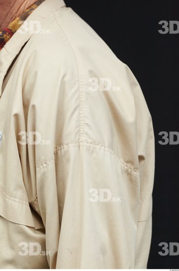 Arm Man White Casual Jacket Average